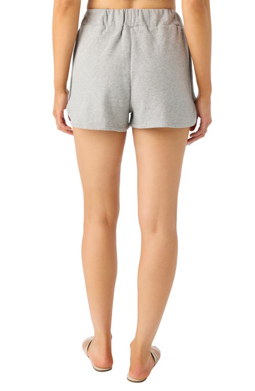 O'neill Karma French Terry Graphic Shorts In Heather Ash