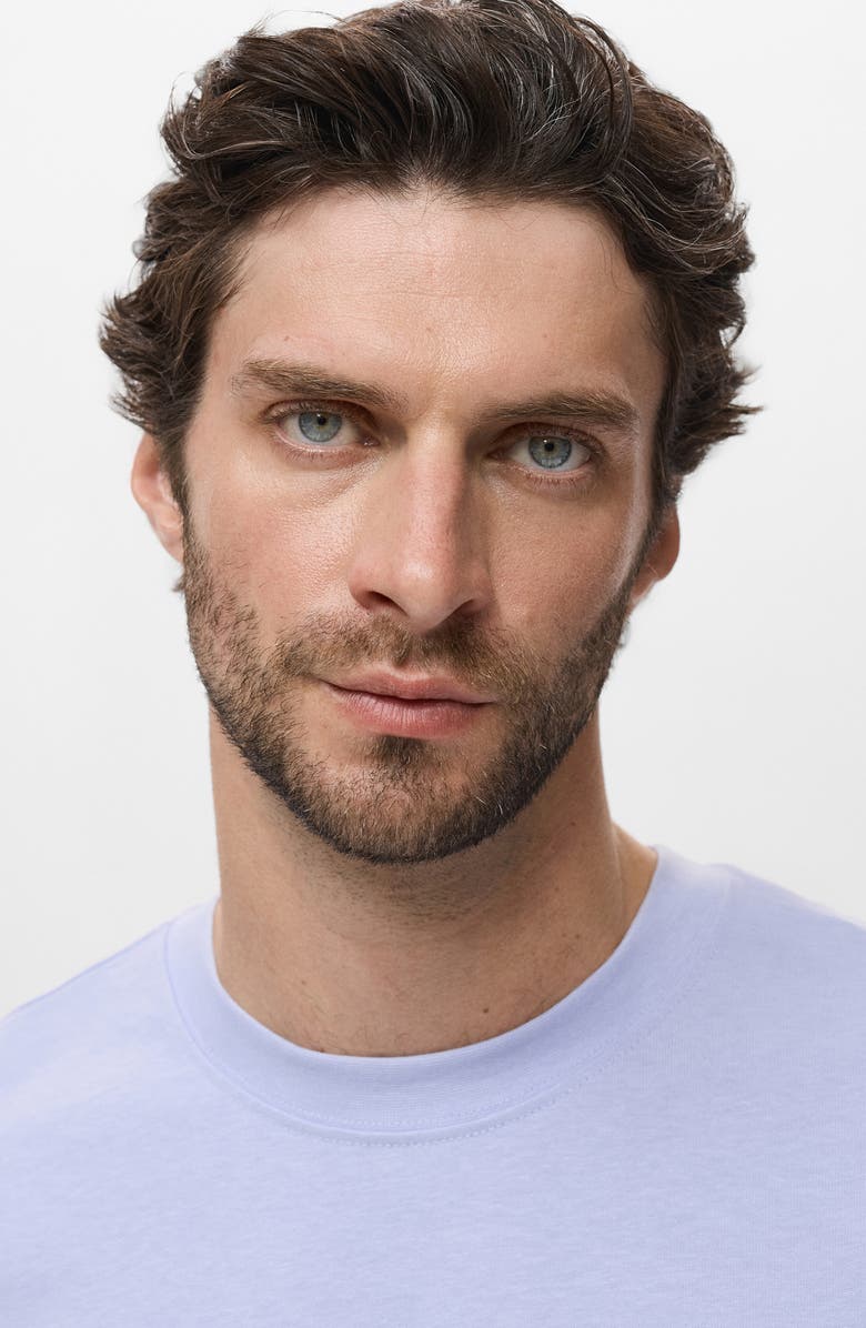 MANGO Cotton Sweatshirt, Alternate, color, Sky Blue