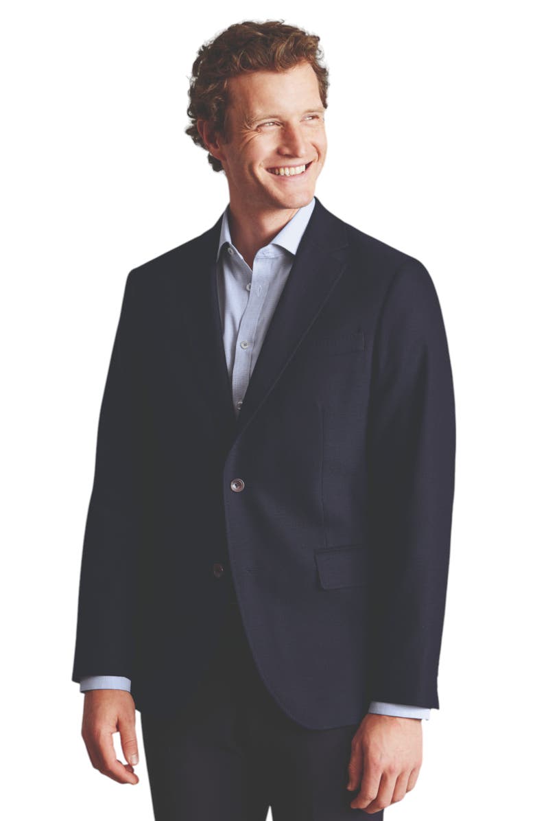 Charles Tyrwhitt Proper Blazer, Main, color, Navy