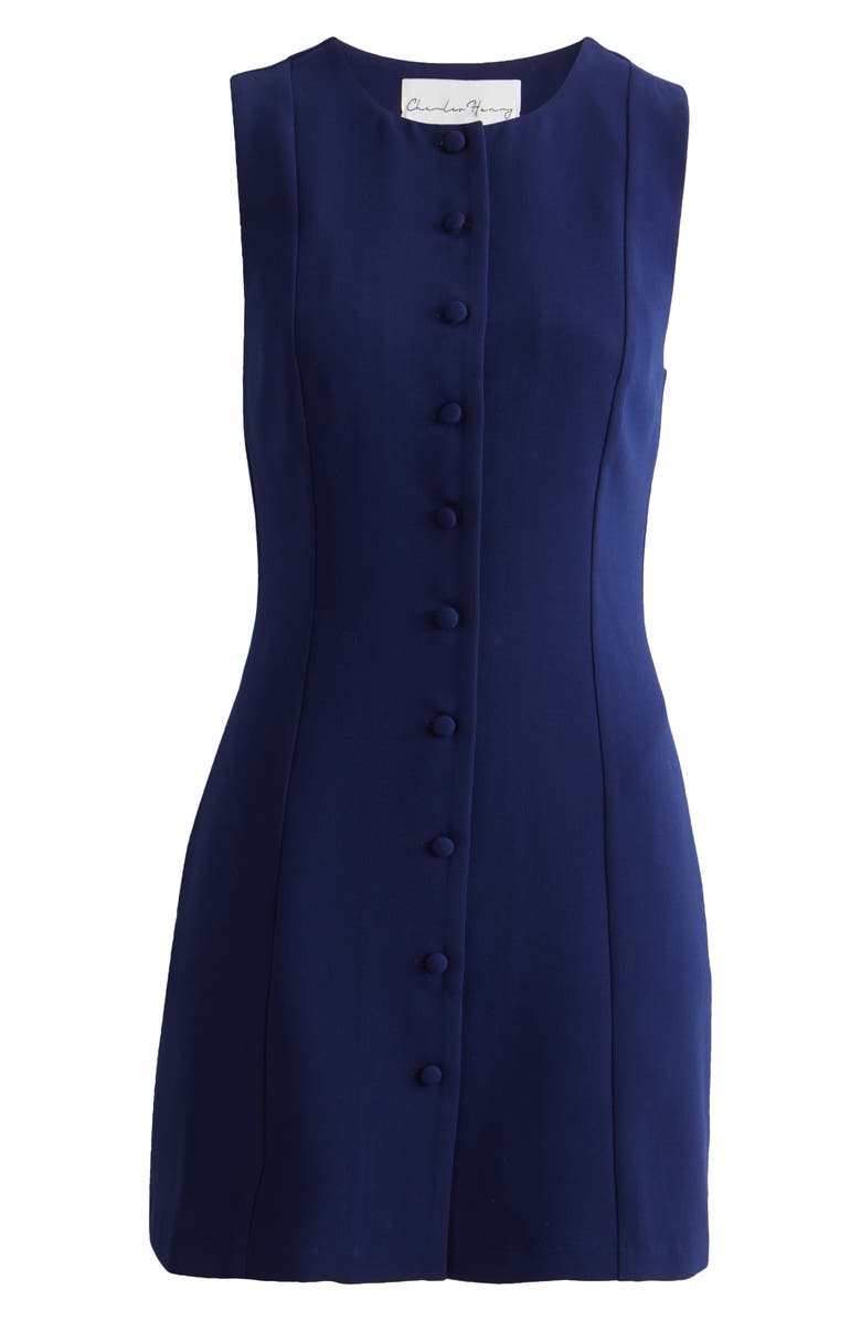 Charles Henry Button-Up Minidress, Alternate, color,