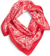 Faherty Botanical Block Square Scarf