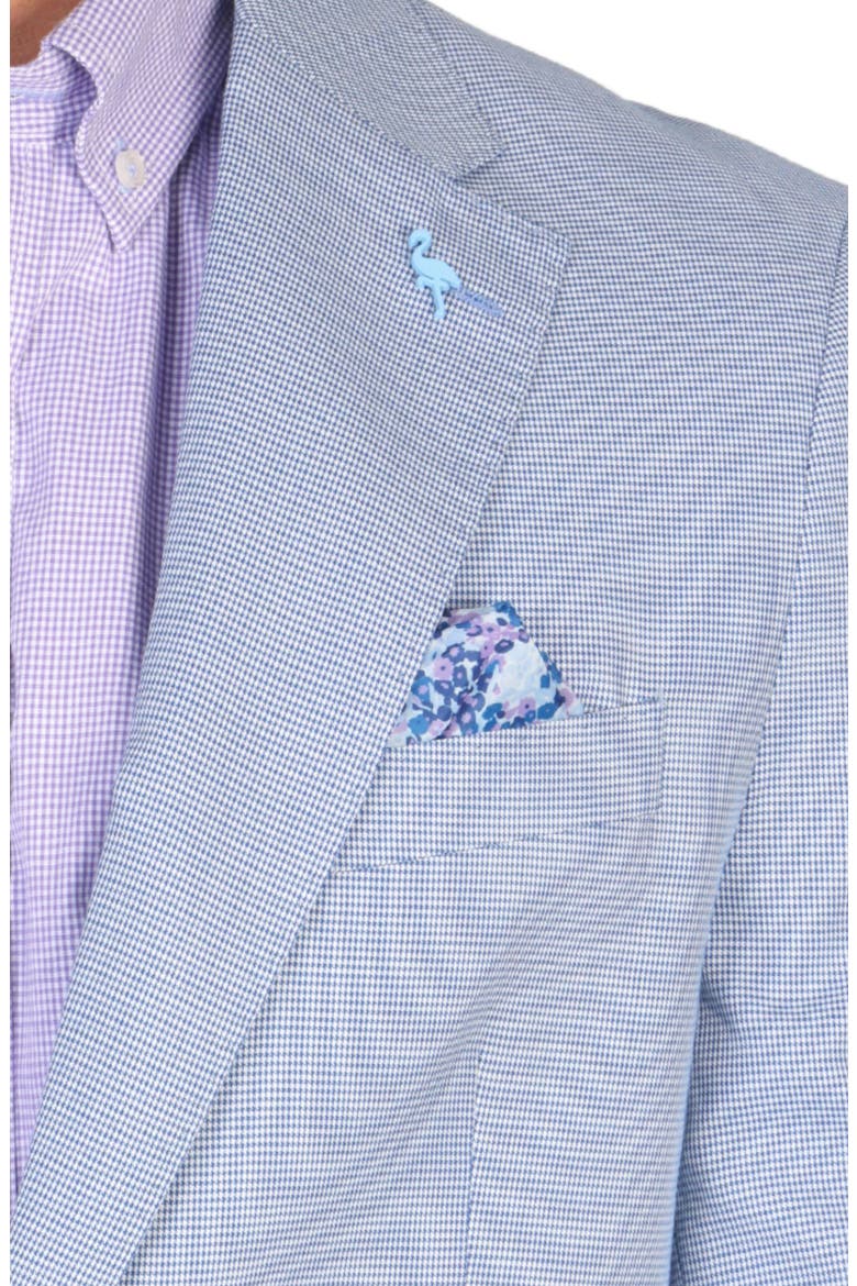 Minihoundstooth Sport Coat, Alternate, color, BLUE