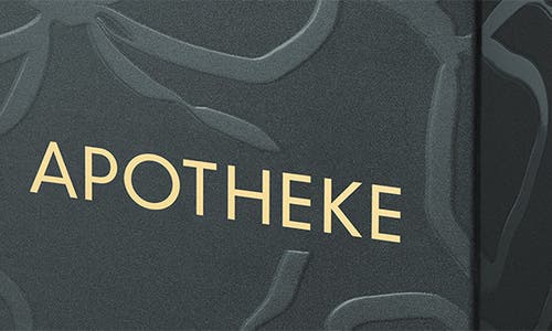 Apotheke Juniper Birch Petite Scented Candle In Green