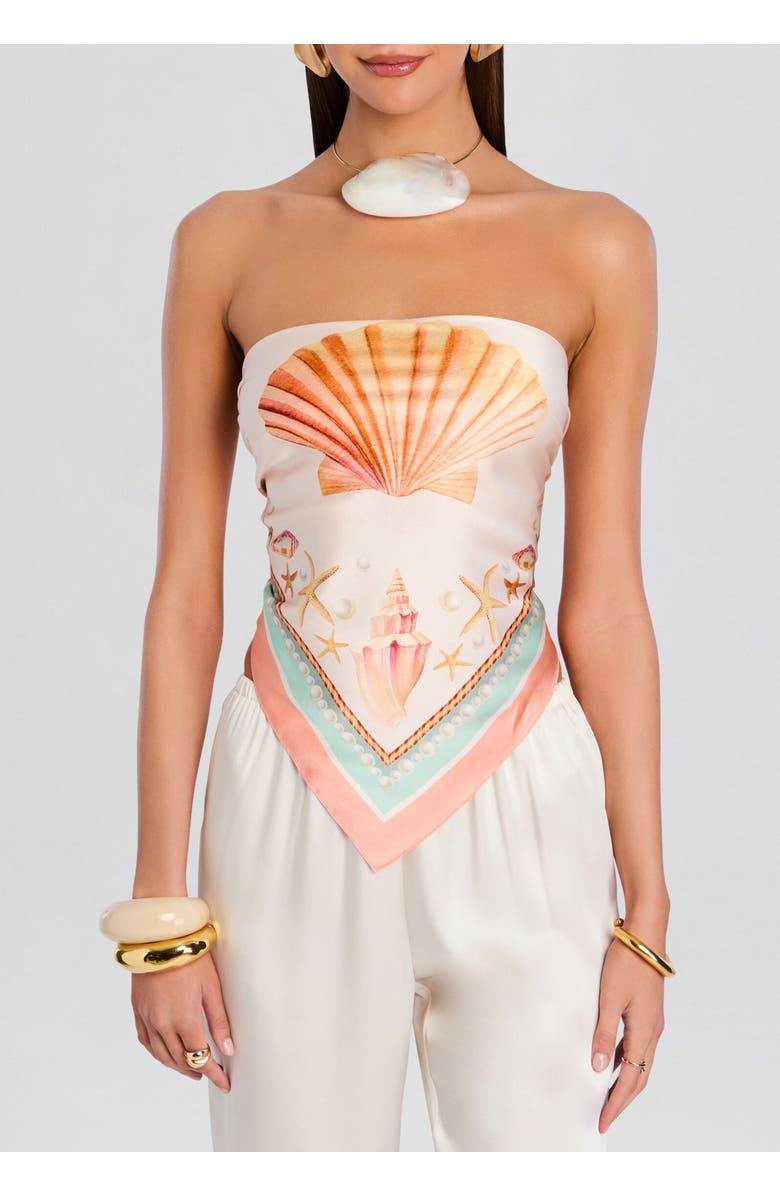 Retrofête Alivia Silk Top, Main, color, 