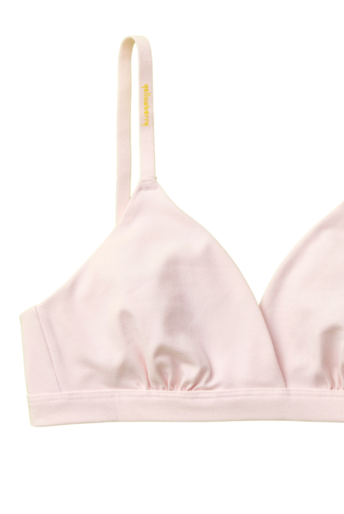 Yellowberry Butter Triangle Bra In Bubblegum