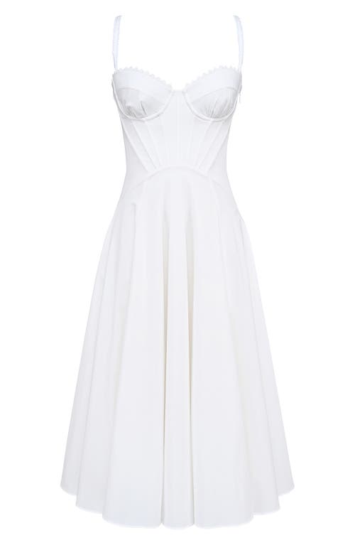 House Of Cb Steffani Corset Midi Sundress