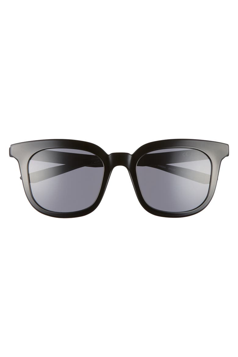 Myriad 52mm Square Sunglasses, Alternate, color, BLACK/ DARK GREY