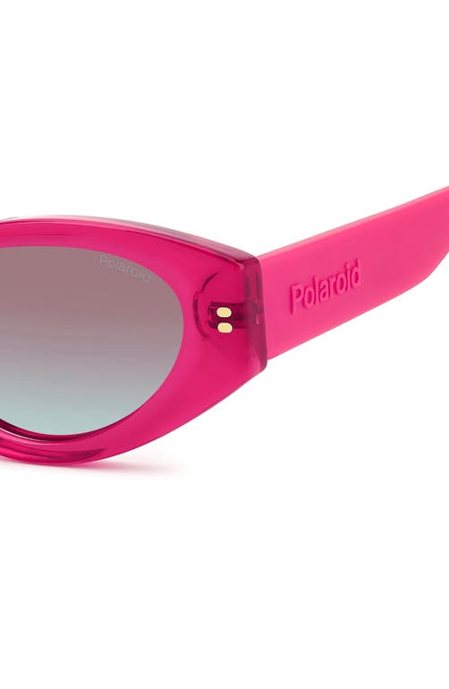 Polaroid 51mm Polarized Cat Eye Sunglasses
