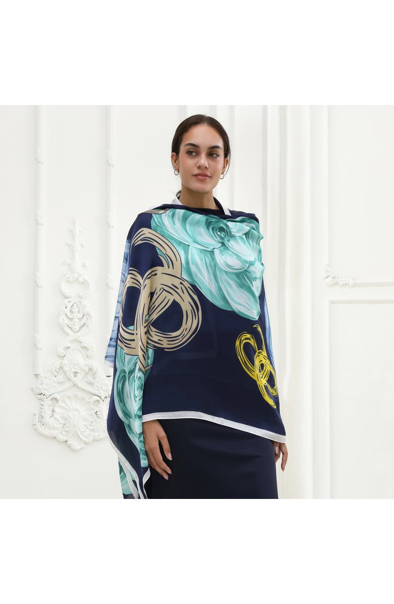 Youzey The Catherine Scarf, Alternate, color, Blue