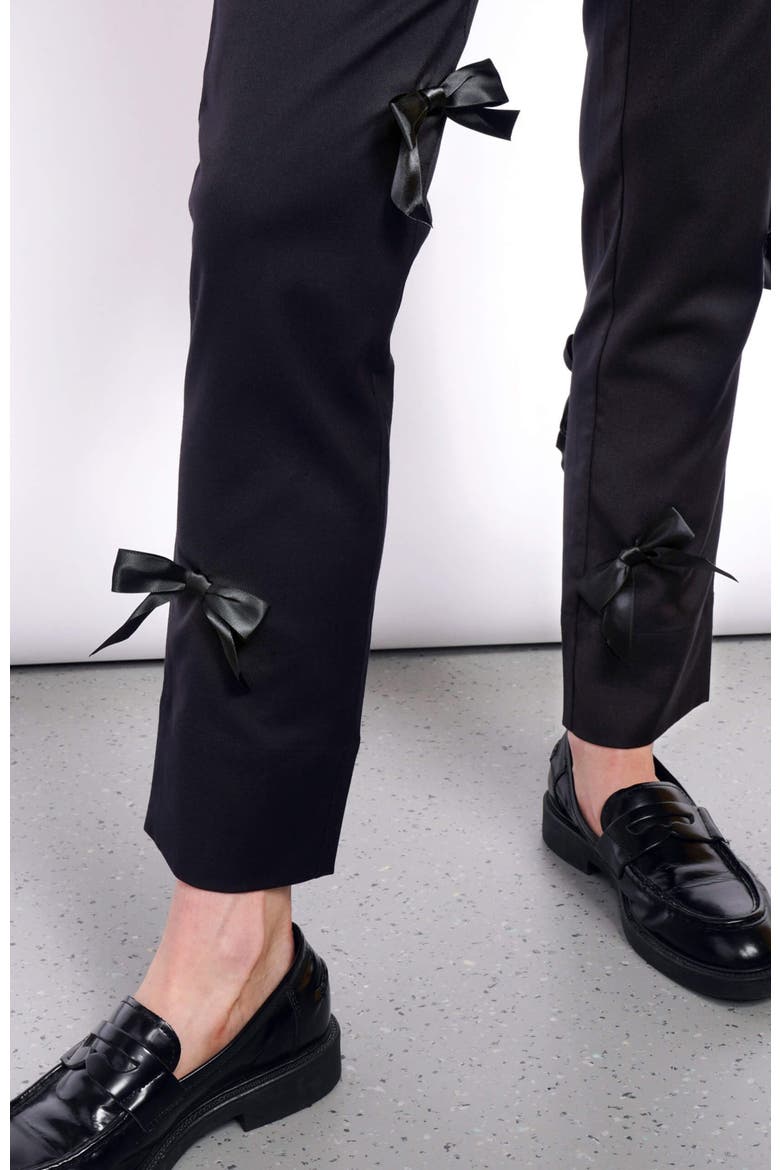 The Empower Bows Trouser, Alternate, color, BLACK