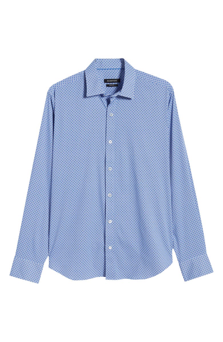 Bugatchi Classic Fit Button-Up Performance Shirt, Alternate, color, 