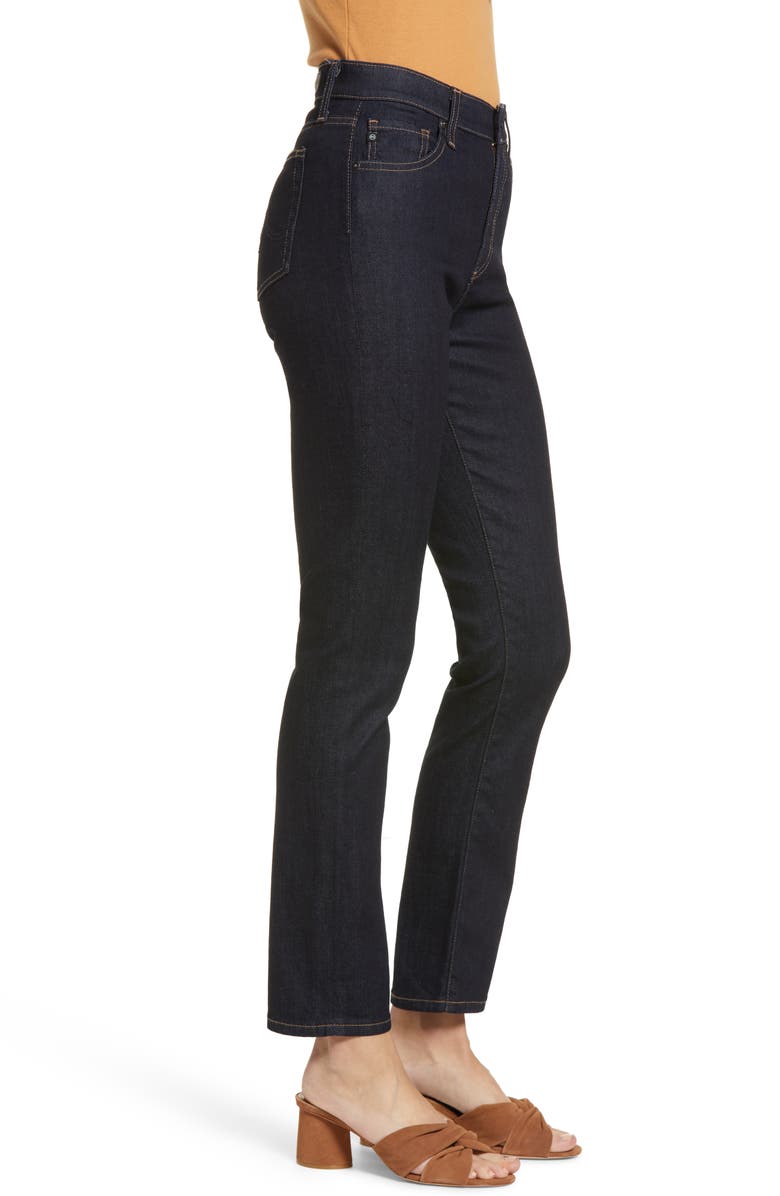 AG Mari High Waist Ankle Slim Straight Leg Jeans, Alternate, color,
