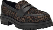 Calvin Klein Grantly Genuine Calf Hair Lug Sole Loafer