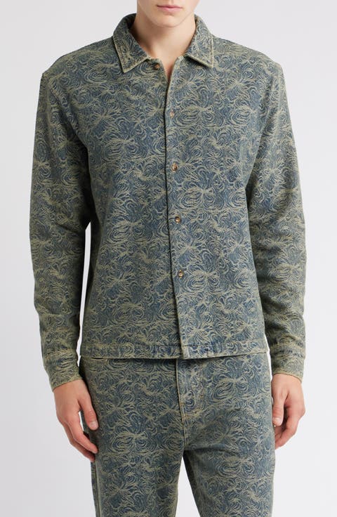 Maze Denim Button-Up Shirt Jacket