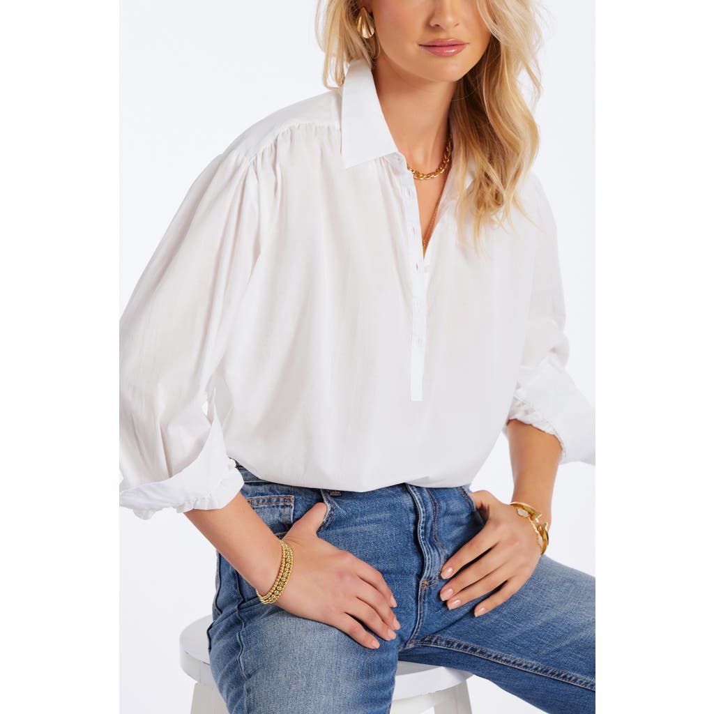Bishop + Young Boho Voile Blouse in White  product