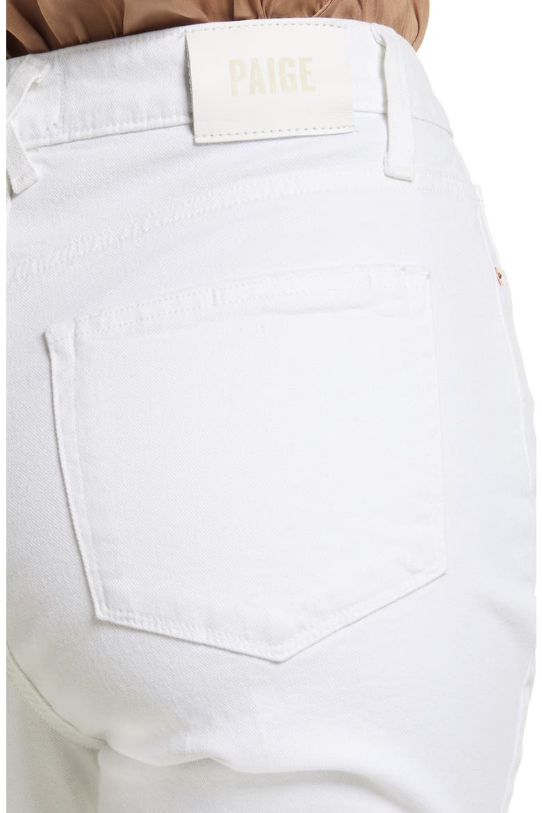 Noella Ripped High Waist Straight Leg Jeans, Alternate, color, SOFT ECRU DESTRUCTED