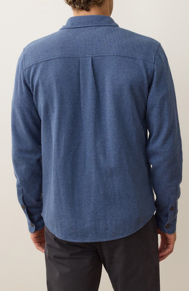 Marine Layer Pacifica Stripe Stretch Overshirt, Alternate, color,