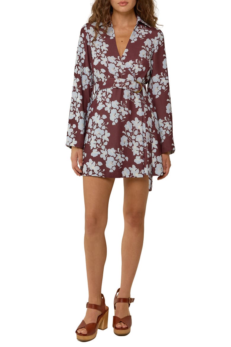 Quieta Mini Dress, Main, color, Tasman Floral