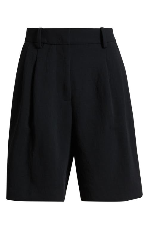 Open Edit Pleated Bermuda Shorts
