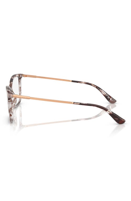 Vogue 53mm Butterfly Optical Glasses In Grey Havana