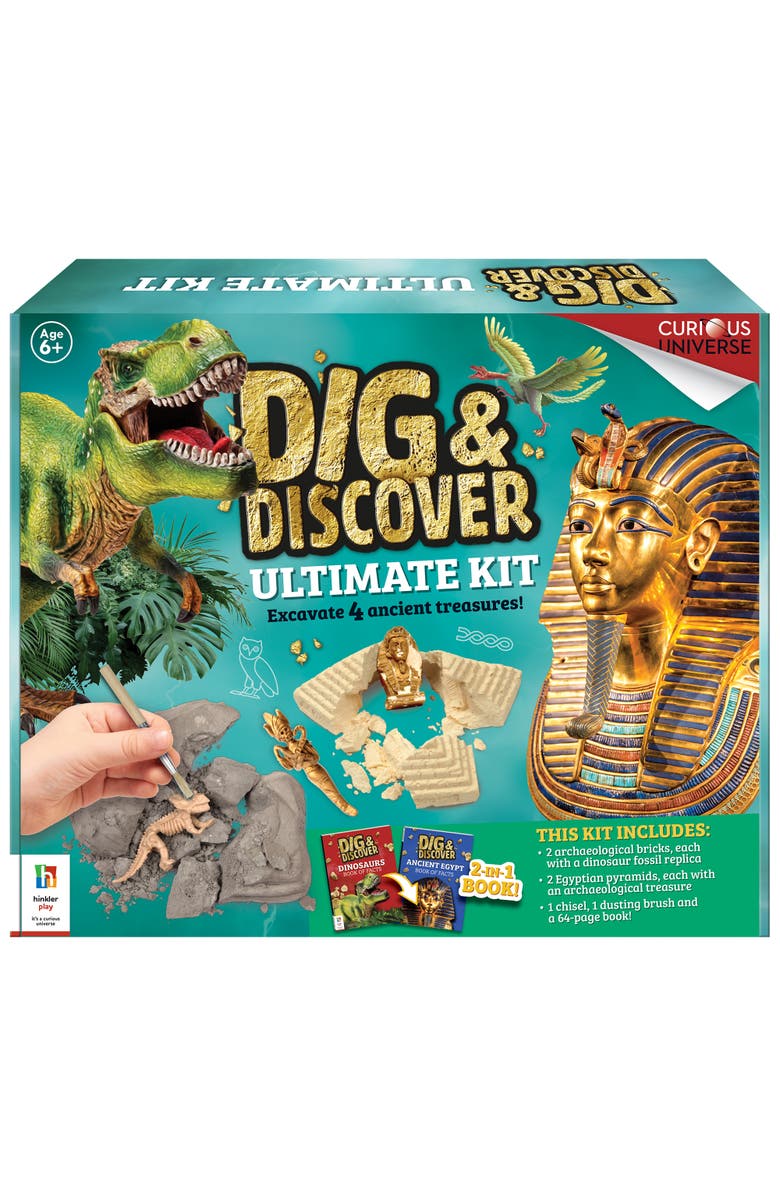 Curious Universe Dig & Discover Ultimate Kit Diy Science And Geology, Main, color, Multicolored