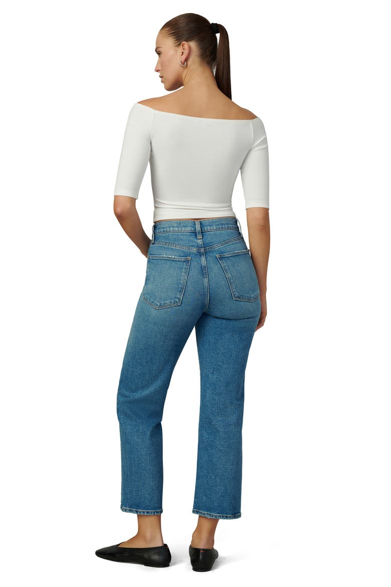 The Laura Off-the-Shoulder Top, Alternate, color, ECRU