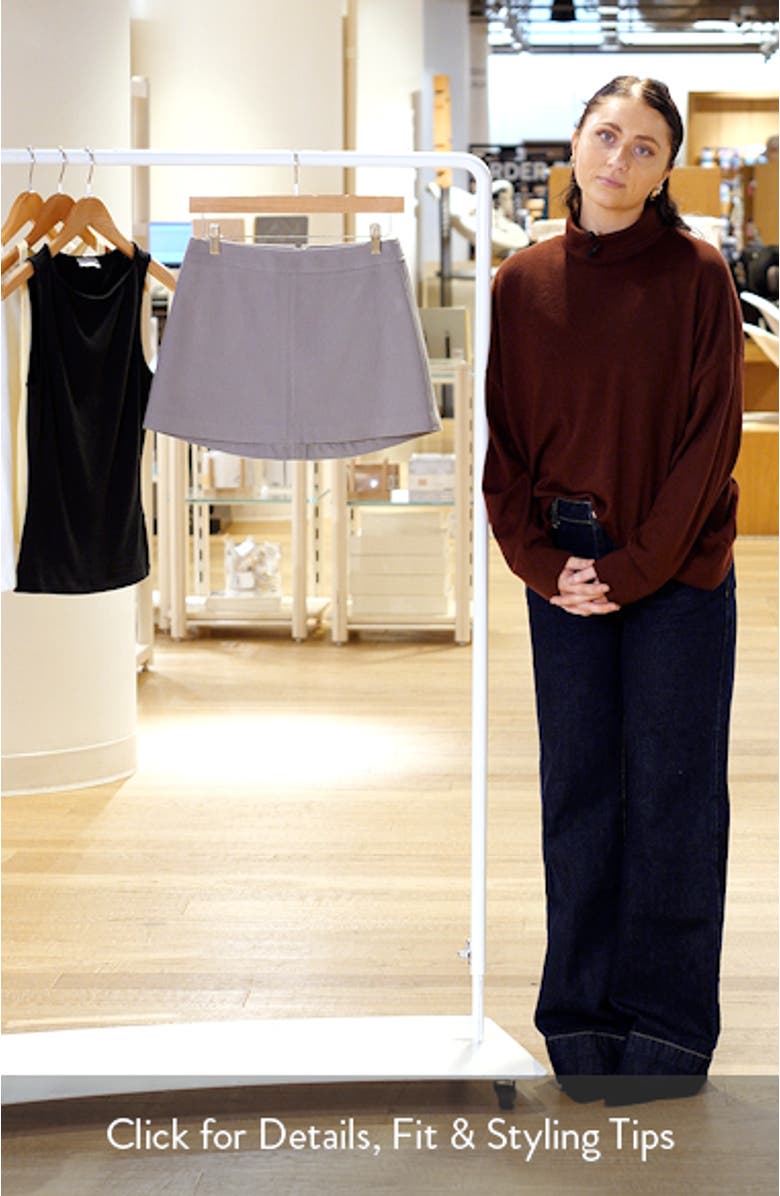 Kit Structured A-Line Miniskirt, sales video thumbnail