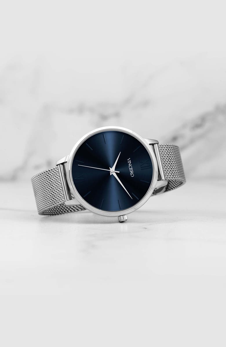 Vincero Eros Mesh Strap Watch, 38mm, Alternate, color,