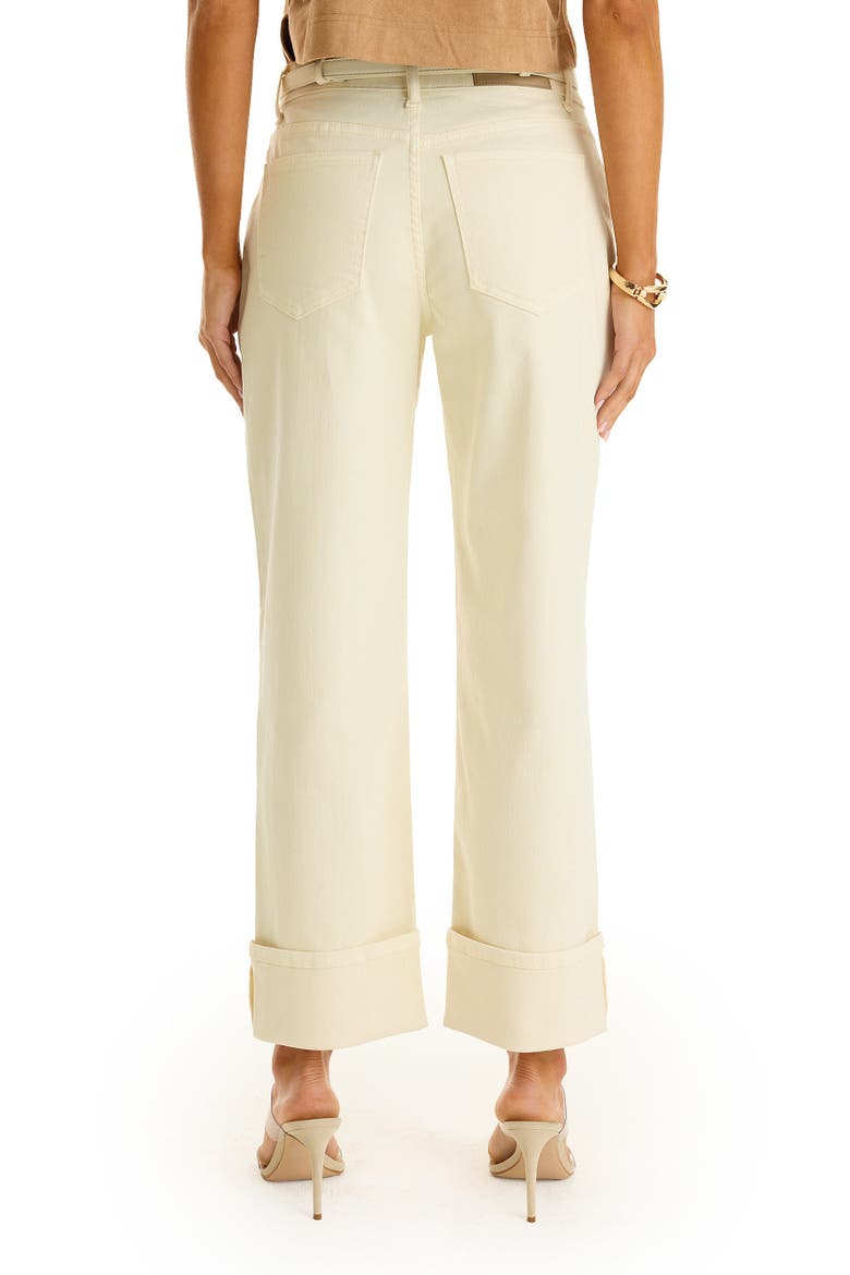 Ren Cropped Cuff Jean, Alternate, color, Ivory