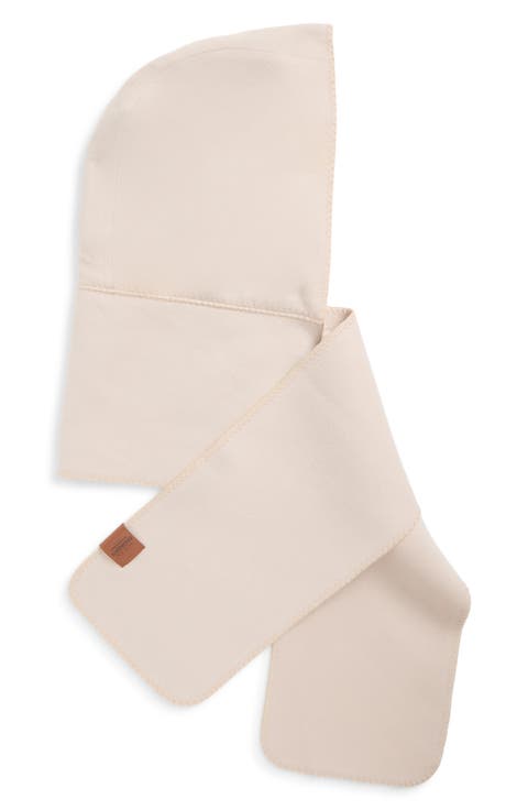 Wool Felt Hooded Scarf