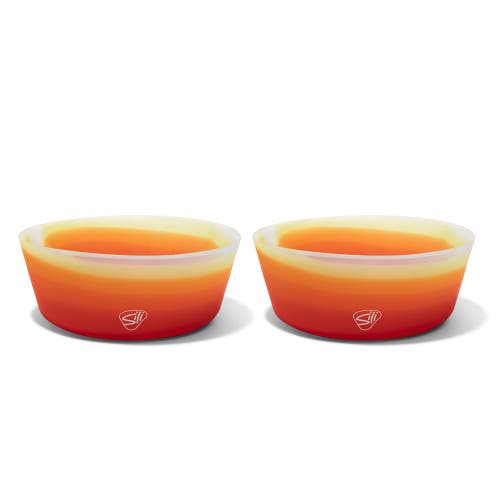 Silipint Silicone Squeezeabowl 18oz 2 Pk Marigold in Multicolored 