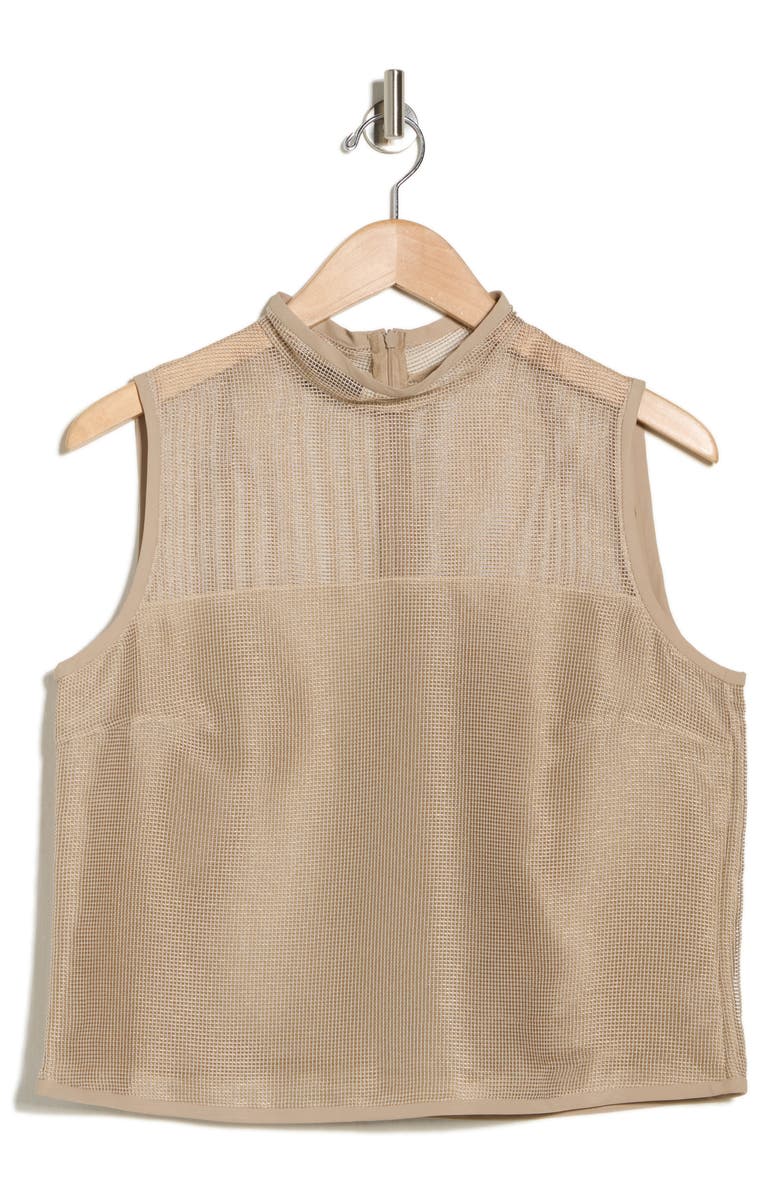 Akris Mesh Tank, Main, color, 003-Canvas