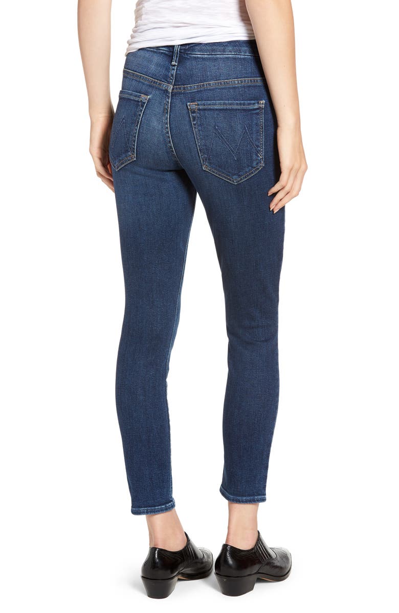 MOTHER The Looker High Waist Crop Jeans, Alternate, color, 