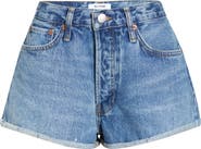 Re/Done Daisy Cuffed Denim Shorts