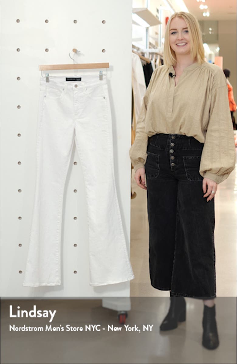 Beverly High Waist Skinny Flare Jeans, sales video thumbnail