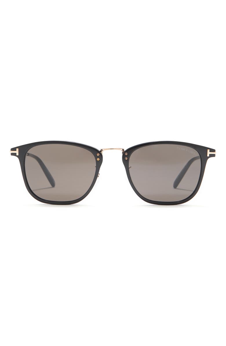 TOM FORD 55mm Beau Geometric Sunglasses, Main, color,