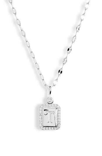 Leith Initial Pendant Necklace