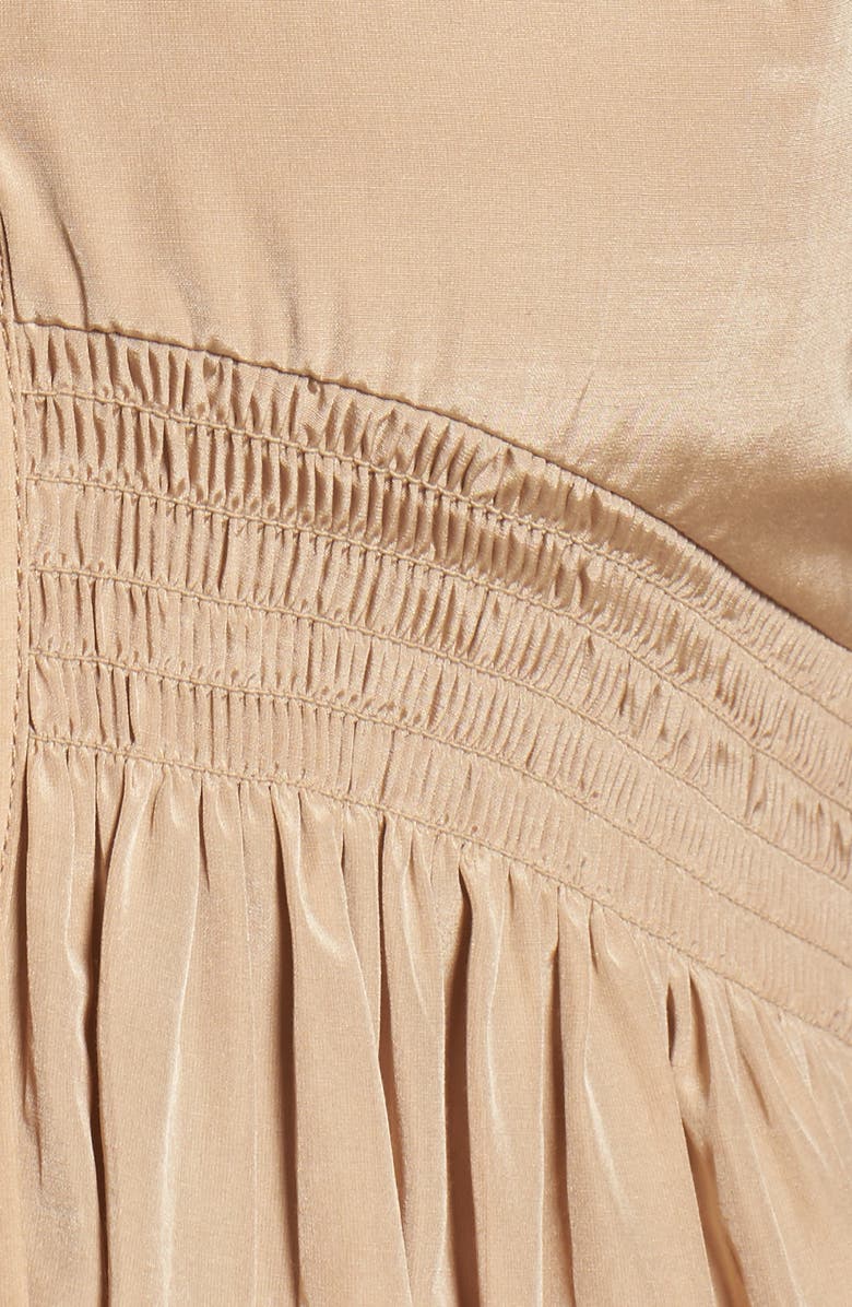 CAARA Aria Cotton & Silk Midi Dress, Alternate, color, 