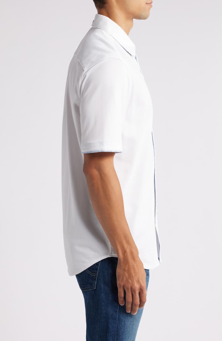 Tommy Bahama San Lucio Shores Soirée Solid Button-Up Shirt, Alternate, color, White