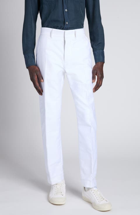 【関税・送料込み】TOM FORD PANTS NAVY BLUE COTTON PANTS ネイビー（紺）系 TOM FORD(トムフォード) パンツ・ボトムス