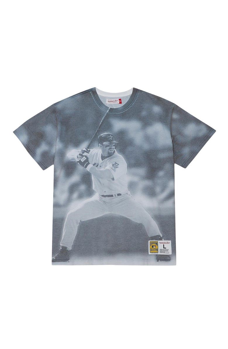 Mitchell & Ness Men's Mitchell & Ness Jeff Bagwell Houston Astros Cooperstown Collection Highlight Sublimated Player Graphic T-Shirt, Alternate, color, White
