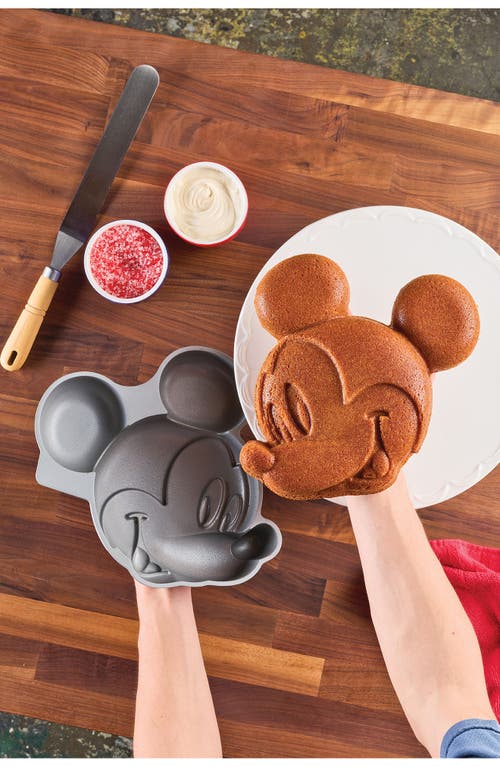 Disney X Farberware Mickey Mouse 3d Cake Pan In Gray