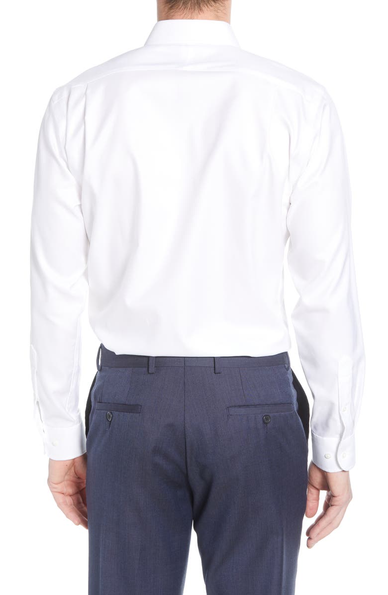 Nordstrom Trim Fit Non-Iron Dress Shirt, Alternate, color,