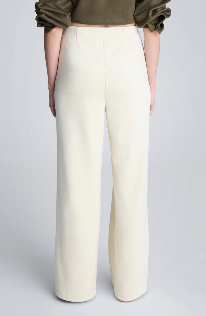 Kenneth Cole Hollywood Faux Suede Pants, Alternate, color, Almond Milk