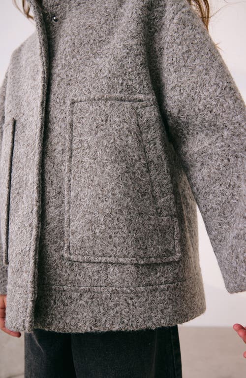 Next Kids' Stand Collar Jacket In Gray