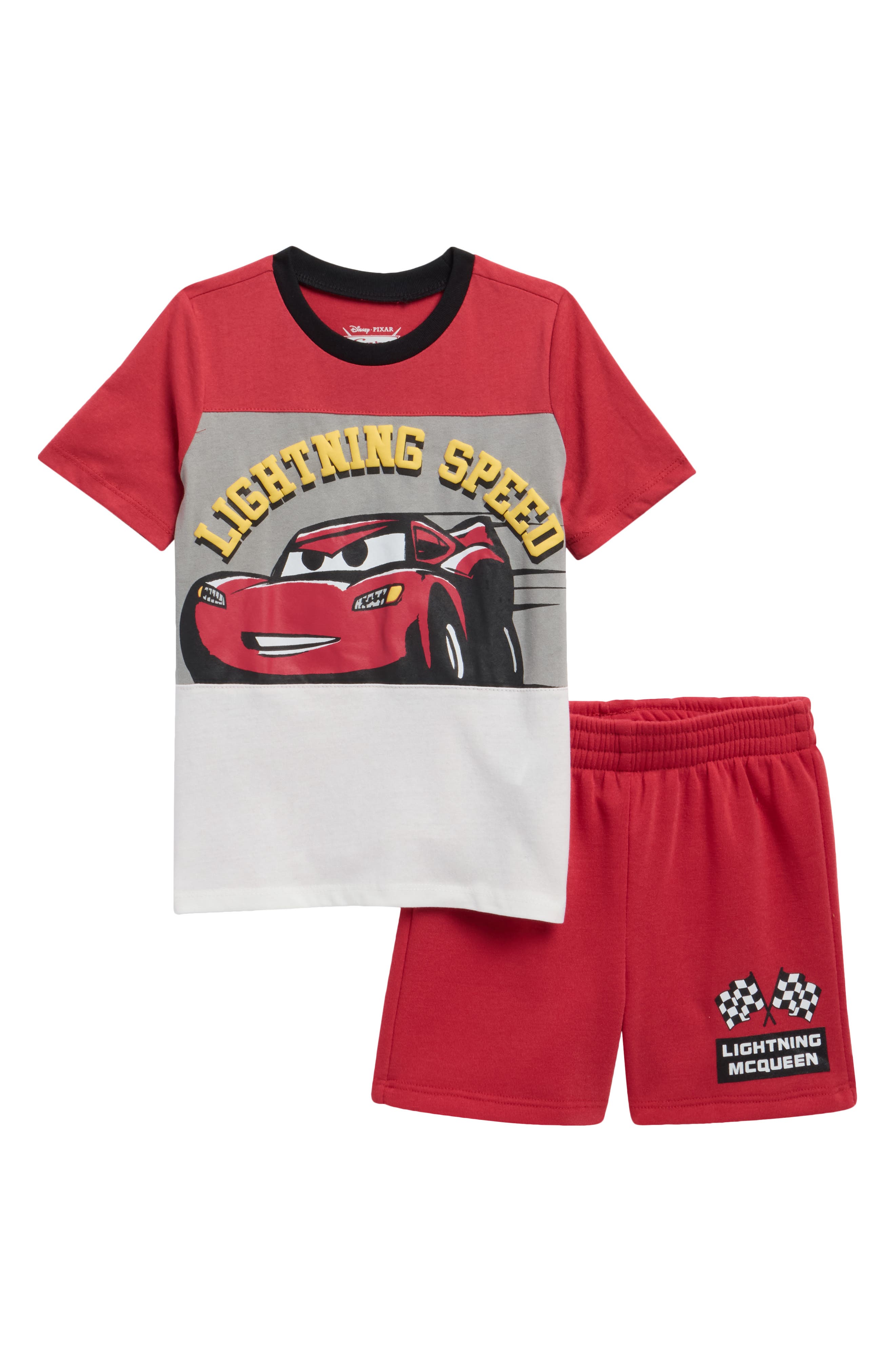 Happy Threads Kids' Cars T-Shirt & Shorts Set