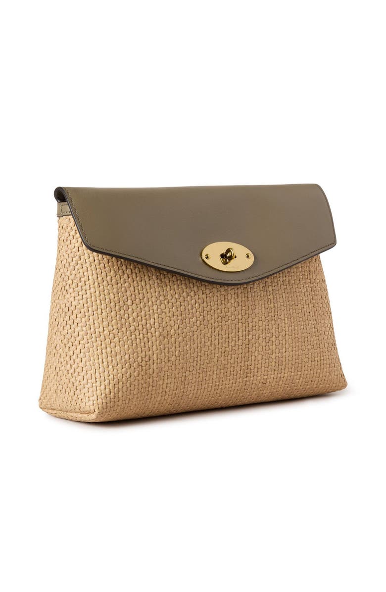 Mulberry Large Darley Raffia Pouch, Alternate, color, 