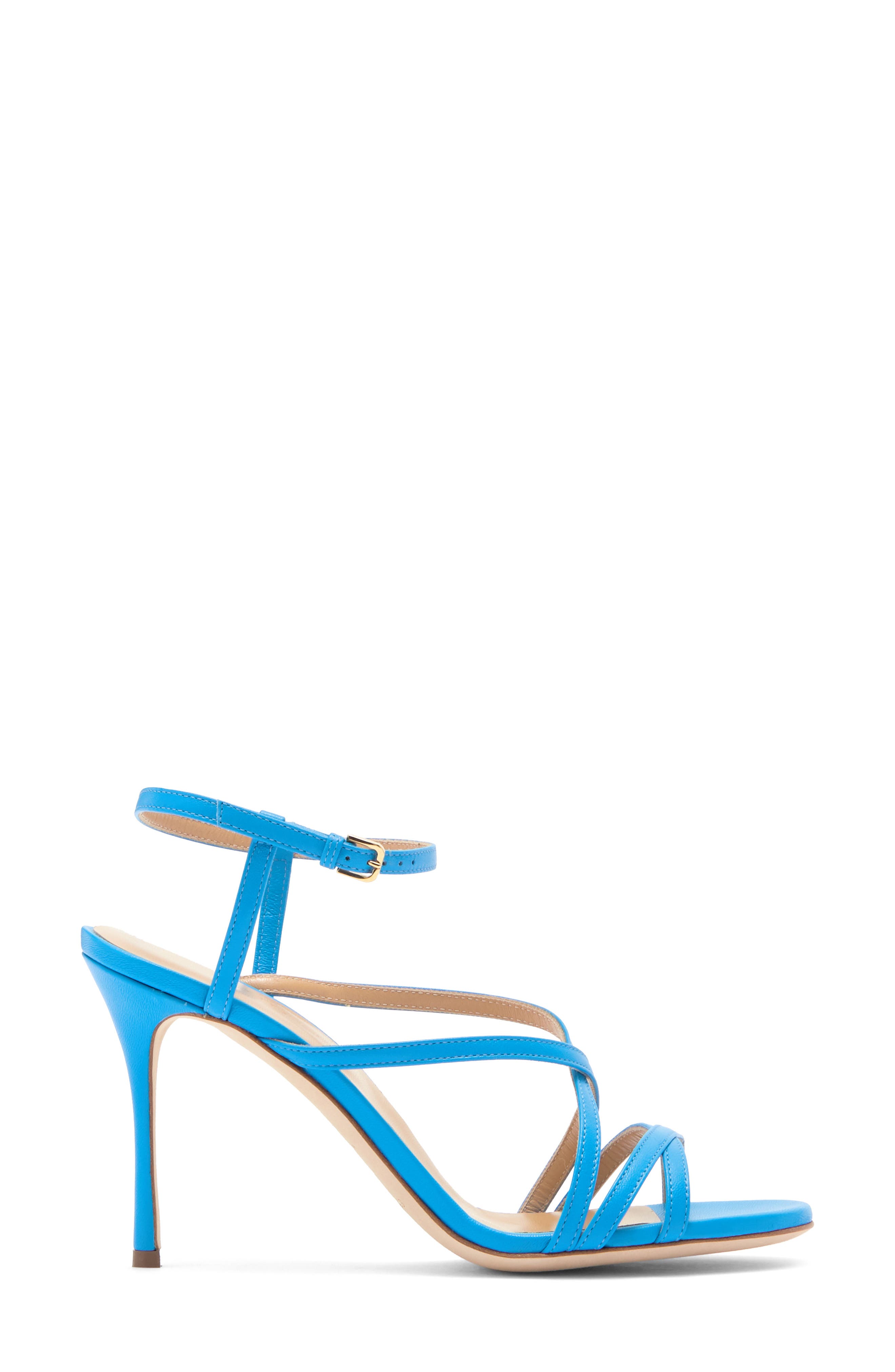 Sergio Rossi Strappy Ankle Strap Sandal, Alternate, color, 