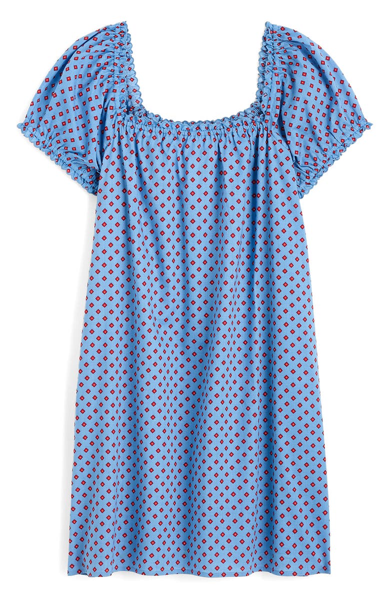 Madewell Chateau Minidress, Alternate, color, Calm Blue