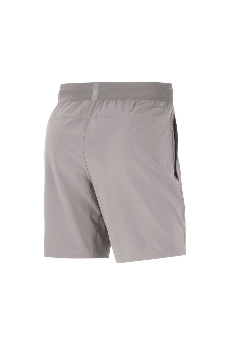 Men's Nike  Gray Michigan Wolverines Player Performance Shorts, Alternate, color, Gray